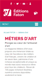 Mobile Screenshot of metiersdart-magazine.com