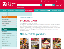 Tablet Screenshot of metiersdart-magazine.com
